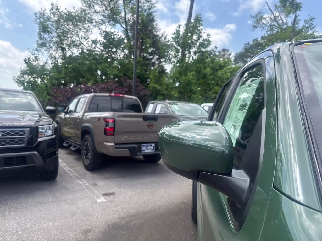 2026 Tactical Green Metallic Nissan Frontier SV 4X4 Truck