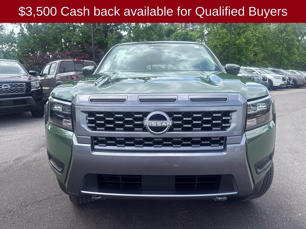 2026 Tactical Green Metallic Nissan Frontier SV 4X4 Truck