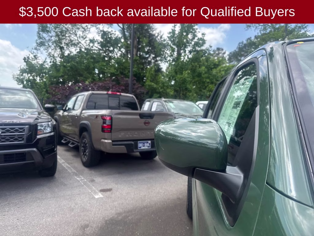 2026 Tactical Green Metallic Nissan Frontier SV 4X4 Truck