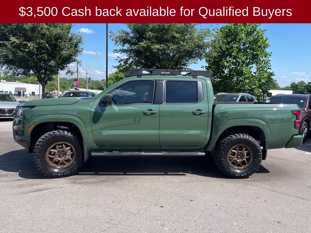 2026 Tactical Green Metallic Nissan Frontier SV 4X4 Truck