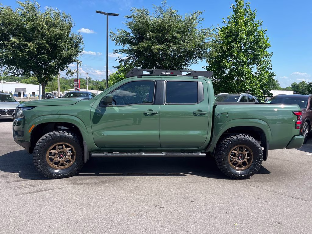 2026 Tactical Green Metallic Nissan Frontier SV 4X4 Truck
