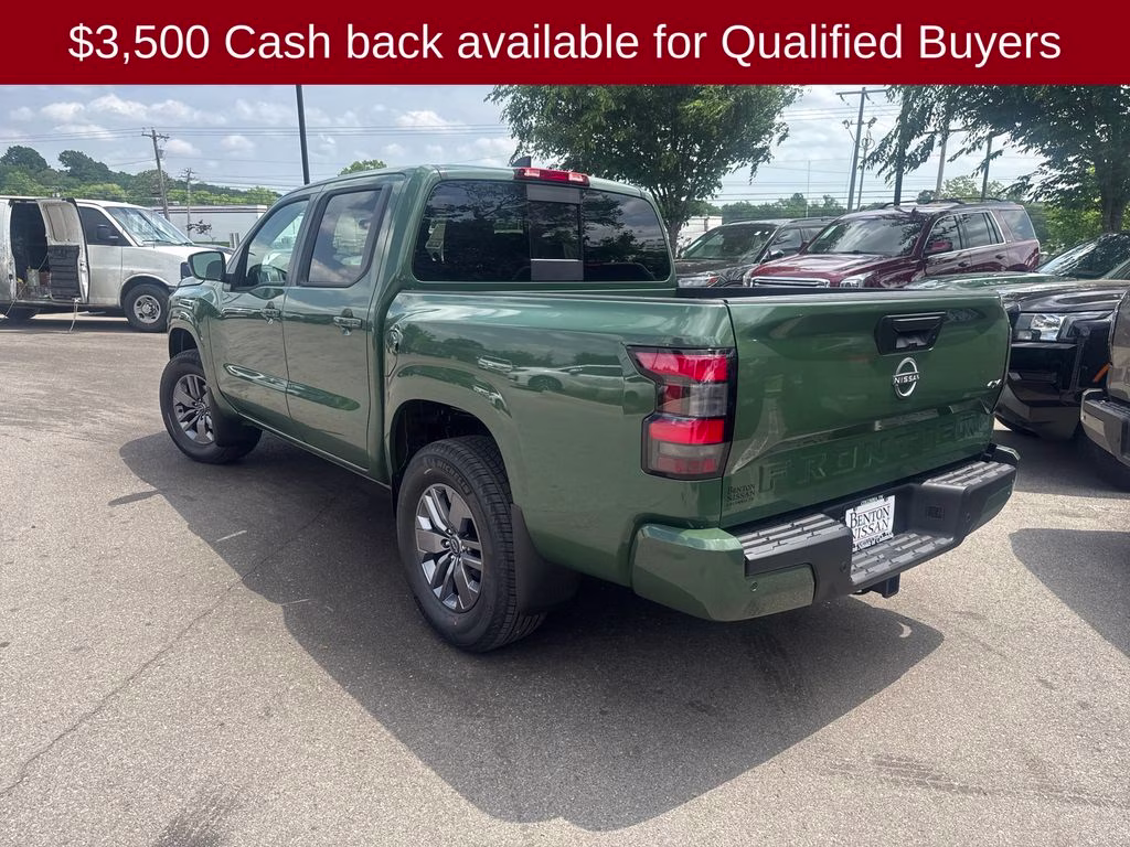 2026 Tactical Green Metallic Nissan Frontier SV 4X4 Truck