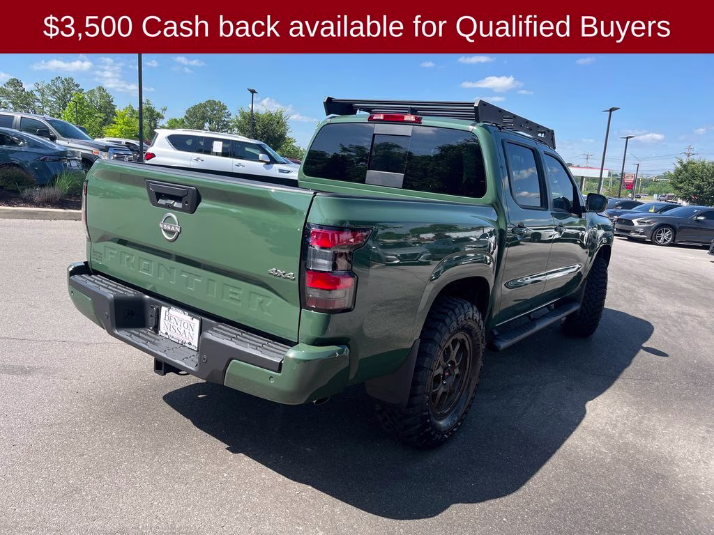 2026 Tactical Green Metallic Nissan Frontier SV 4X4 Truck
