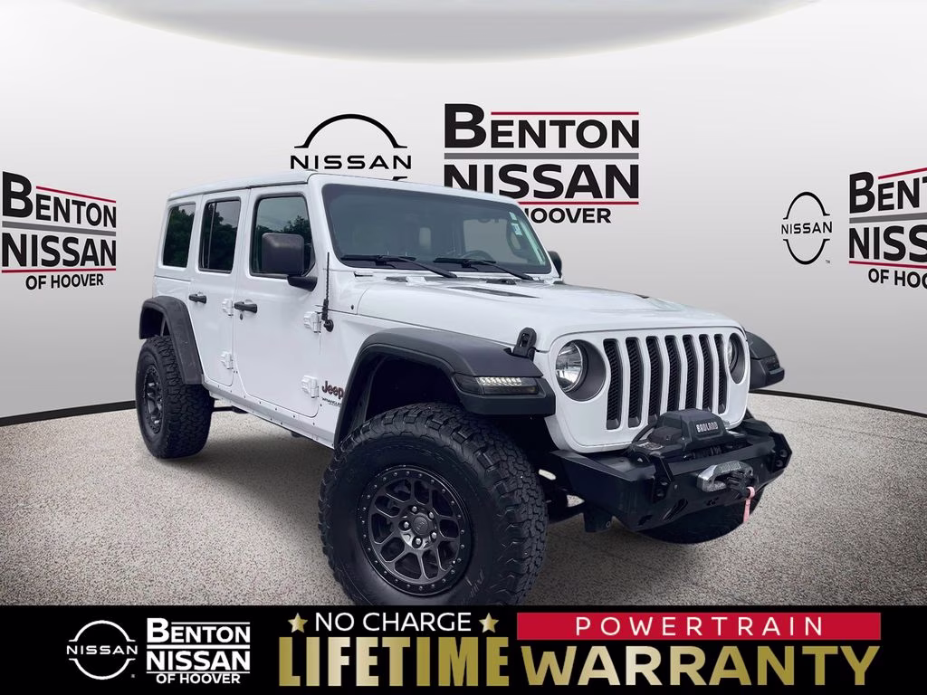 2021 Bright White Clearcoat Jeep Wrangler Unlimited Rubicon 4X4 SUV