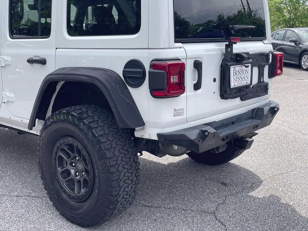 2021 Bright White Clearcoat Jeep Wrangler Unlimited Rubicon 4X4 SUV