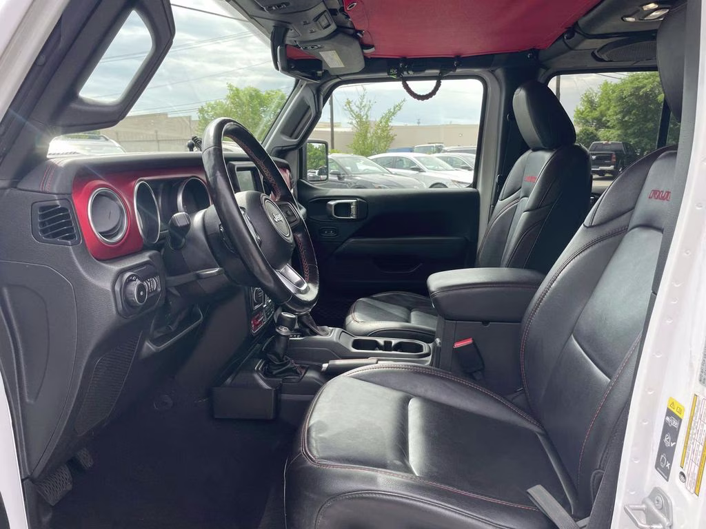 2021 Bright White Clearcoat Jeep Wrangler Unlimited Rubicon 4X4 SUV