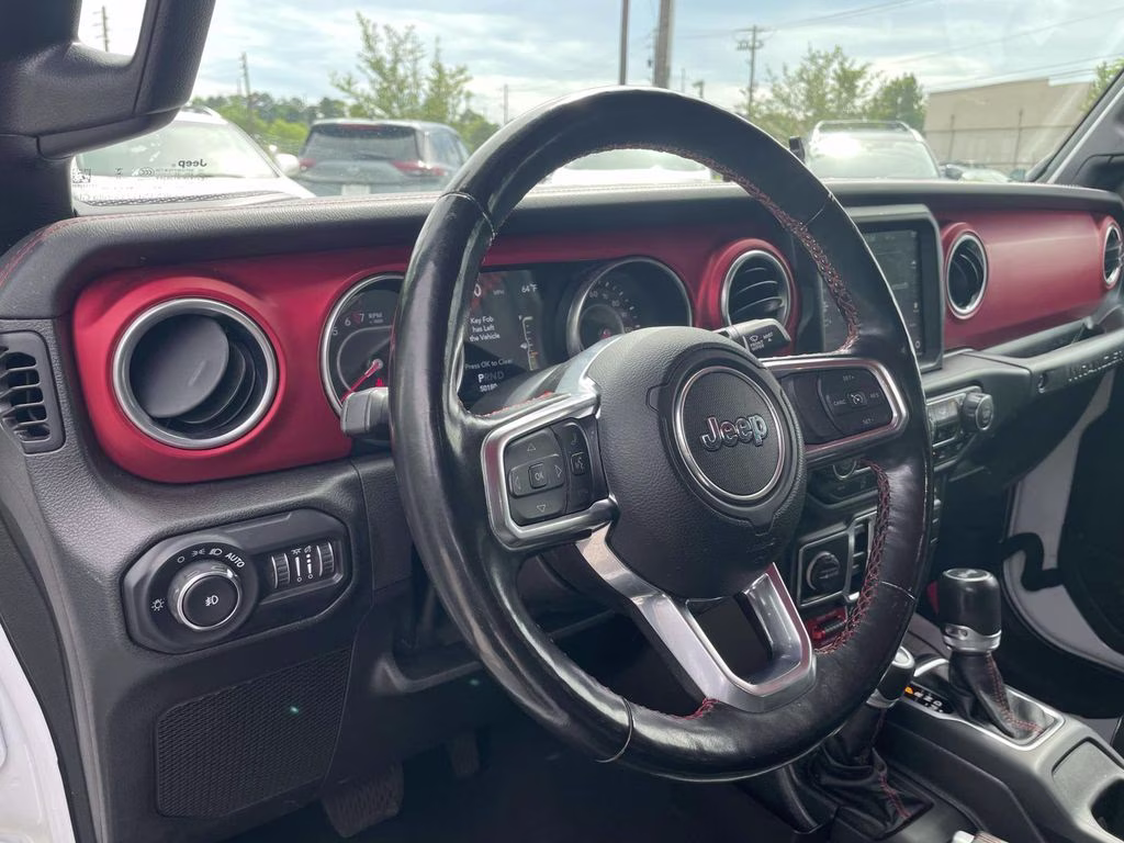 2021 Bright White Clearcoat Jeep Wrangler Unlimited Rubicon 4X4 SUV