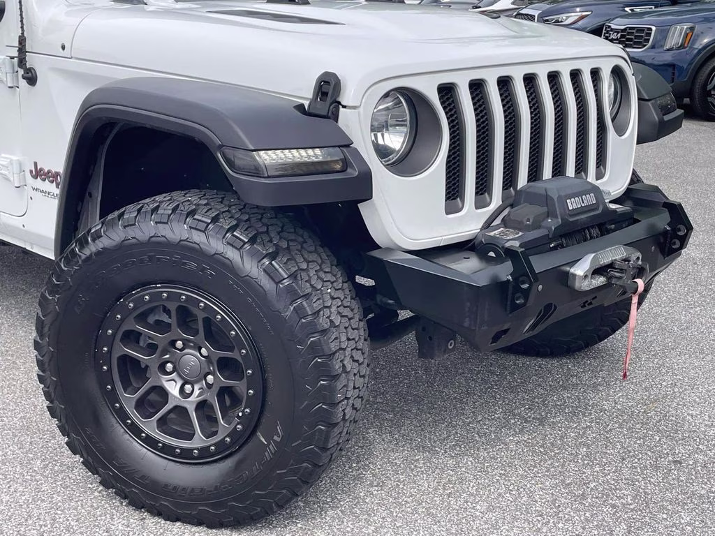 2021 Bright White Clearcoat Jeep Wrangler Unlimited Rubicon 4X4 SUV
