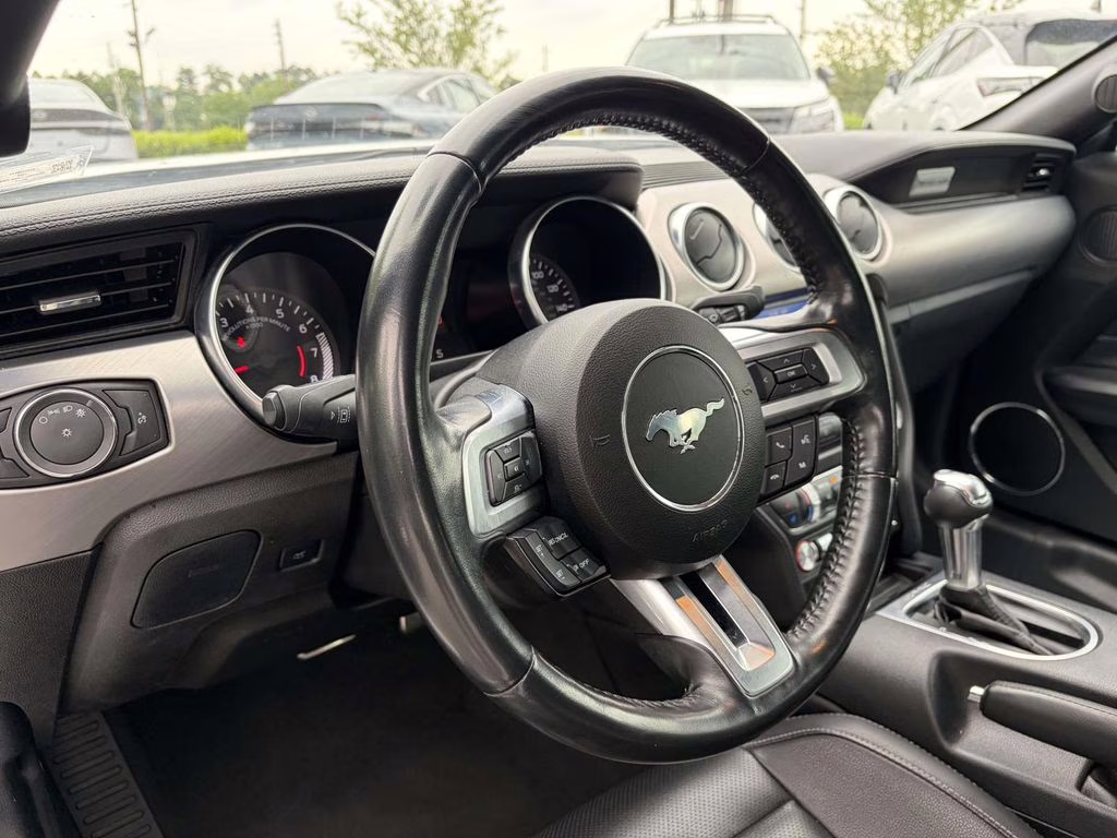 2023 Oxford White Ford Mustang EcoBoost Premium RWD Convertible