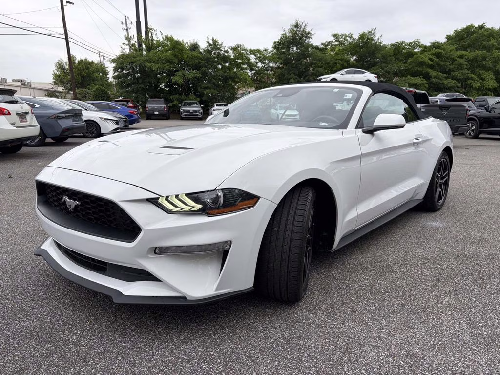 2023 Oxford White Ford Mustang EcoBoost Premium RWD Convertible