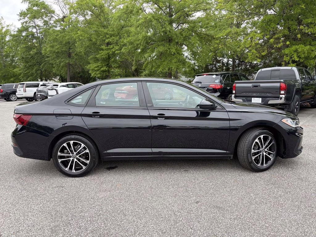 2025 Black Volkswagen Jetta 1.5T Sport FWD Sedan