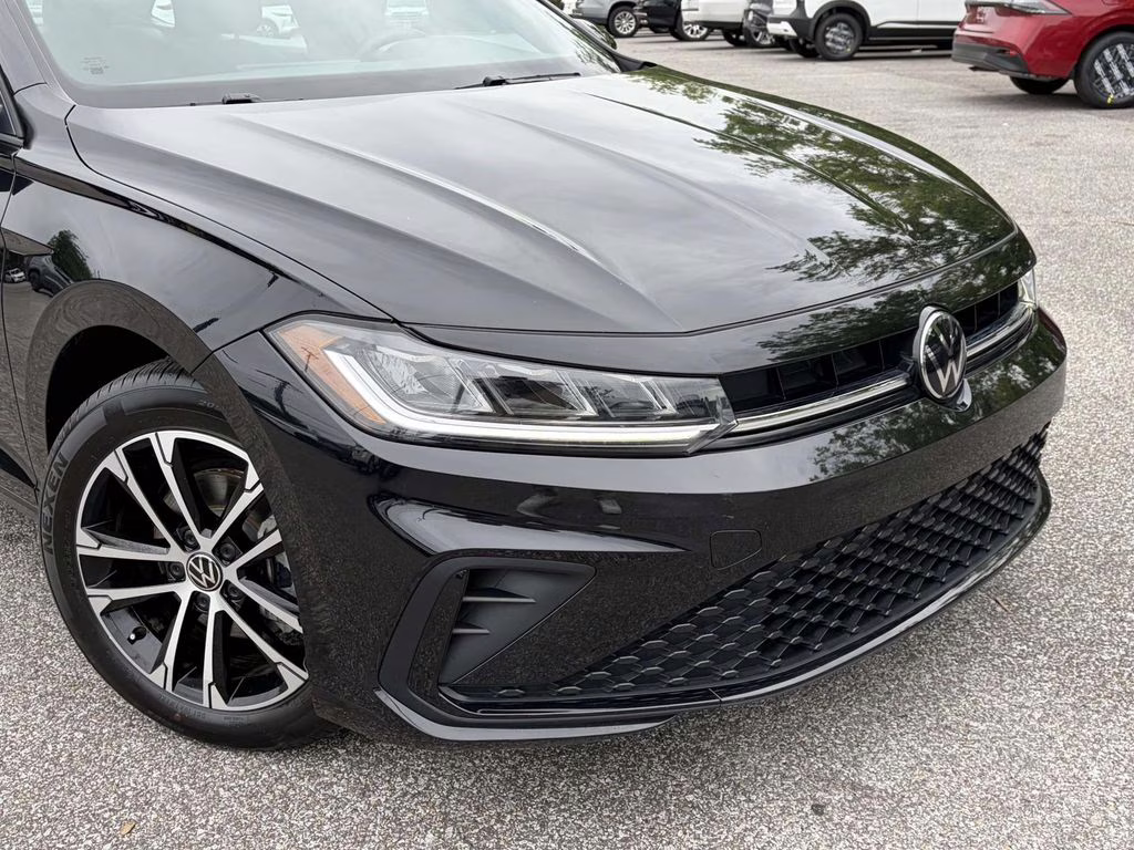 2025 Black Volkswagen Jetta 1.5T Sport FWD Sedan