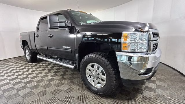 2014 Black Chevrolet Silverado 3500HD LTZ 4X4 Truck