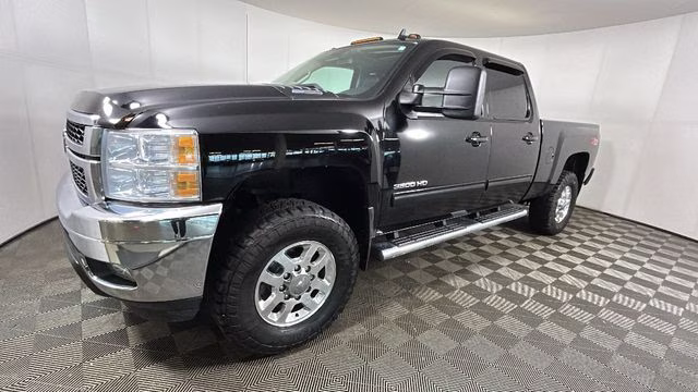 2014 Black Chevrolet Silverado 3500HD LTZ 4X4 Truck