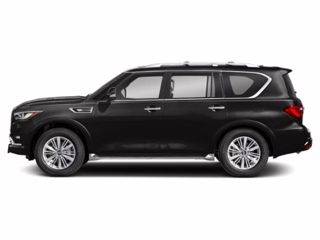 2021 Black Obsidian INFINITI QX80 LUXE 4X4 SUV