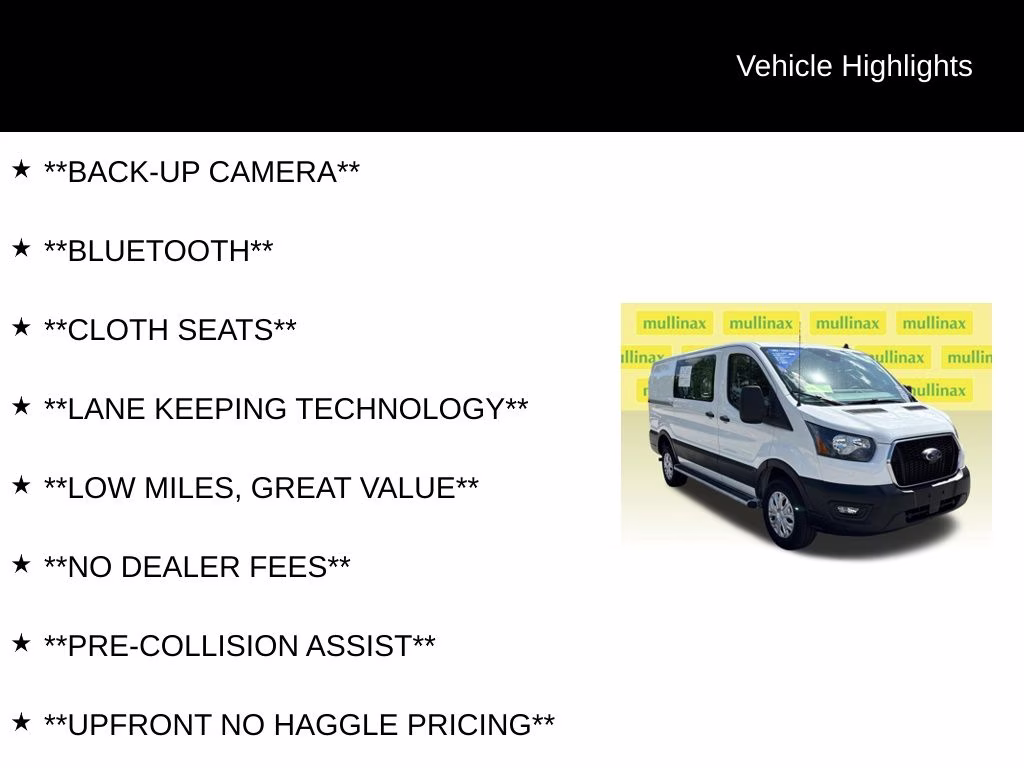 2025 Oxford White Ford Transit-250 Base RWD Van