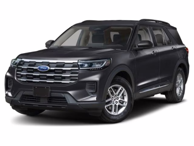 2025 Black Metallic Ford Explorer Active 4X4 SUV
