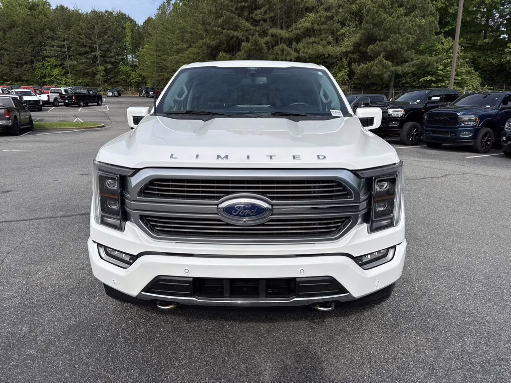 2022 Star White Metallic Tri-Coat Ford F-150 Limited 4X4 Truck