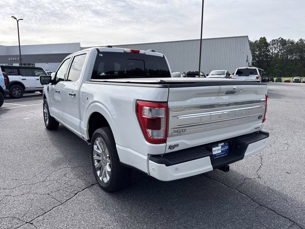 2022 Star White Metallic Tri-Coat Ford F-150 Limited 4X4 Truck