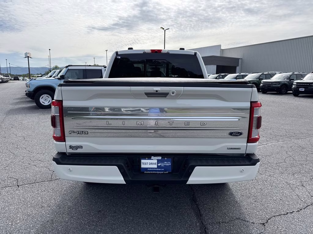2022 Star White Metallic Tri-Coat Ford F-150 Limited 4X4 Truck