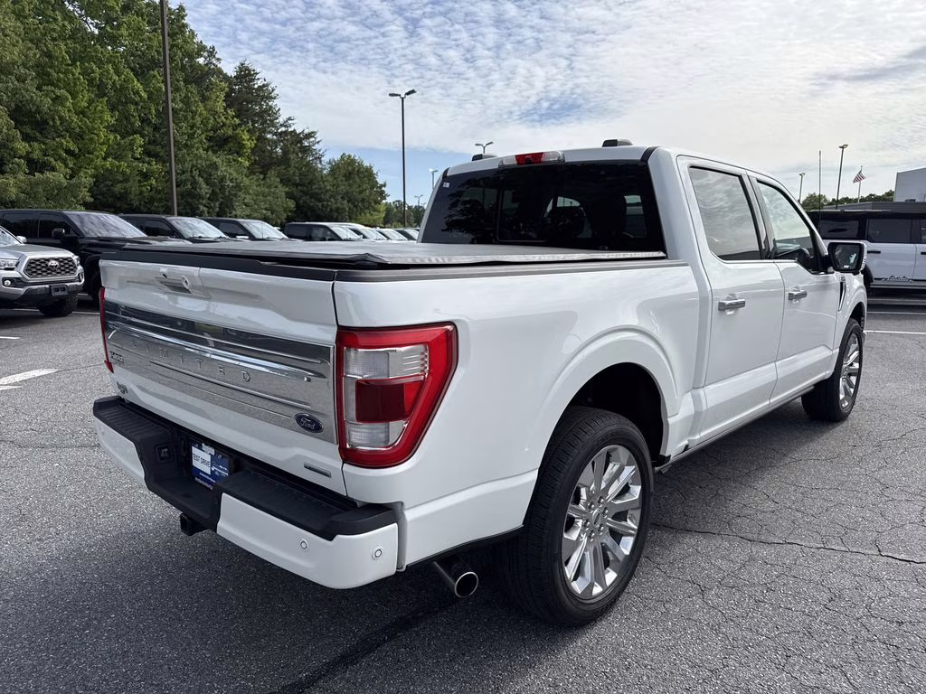 2022 Star White Metallic Tri-Coat Ford F-150 Limited 4X4 Truck