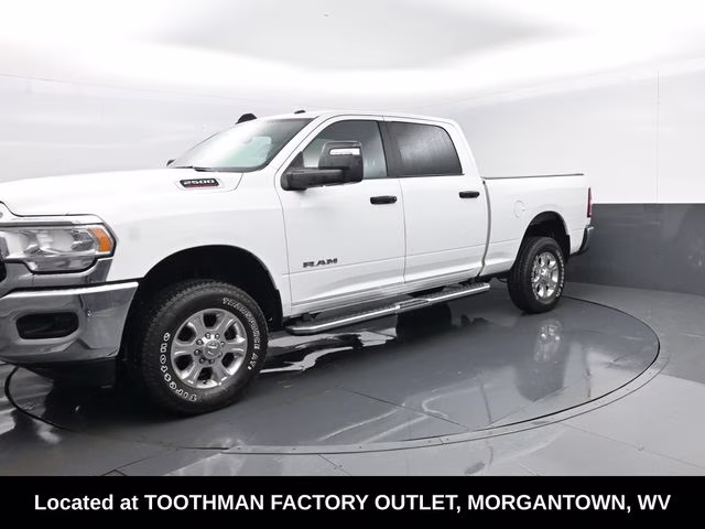 2024 Bright White Clearcoat Ram 2500 Big Horn 4X4 Truck