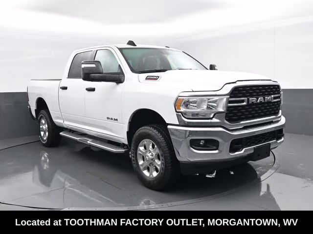 2024 Bright White Clearcoat Ram 2500 Big Horn 4X4 Truck