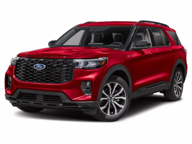 2026 Red Ford Explorer ST-Line RWD SUV