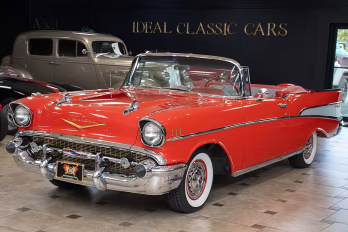 1957 Matador Red Chevrolet Bel Air - Power Pack, PS, PB Convertible