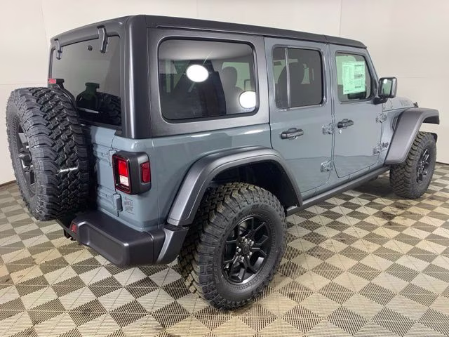 2026 Anvil Clear Coat Jeep Wrangler 4-Door Willys 4X4 SUV