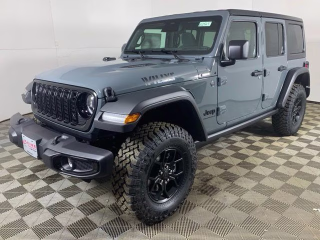 2026 Anvil Clear Coat Jeep Wrangler 4-Door Willys 4X4 SUV