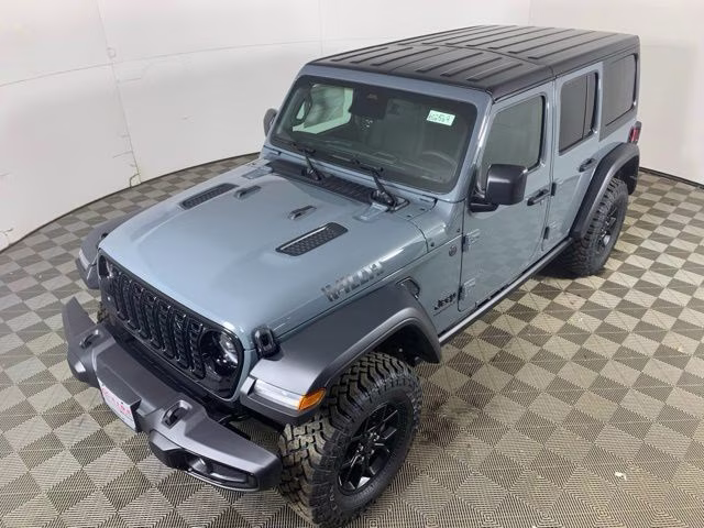 2026 Anvil Clear Coat Jeep Wrangler 4-Door Willys 4X4 SUV