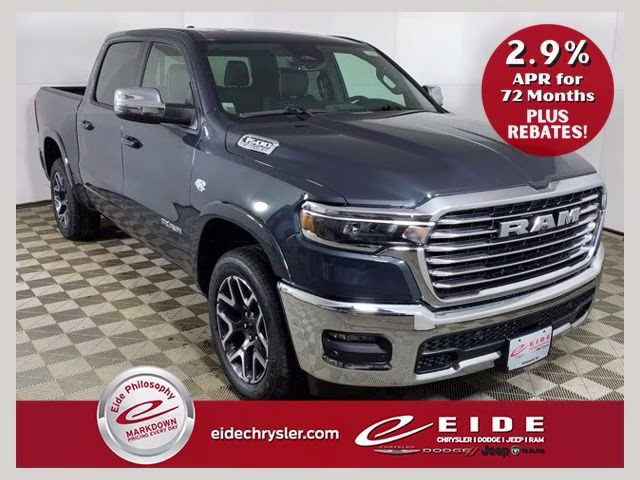 2026 Forged Blue Metallic Ram 1500 Laramie 4X4 Truck
