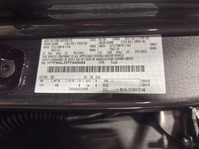 2026 Gray Ford F-150 Tremor 4X4 Truck