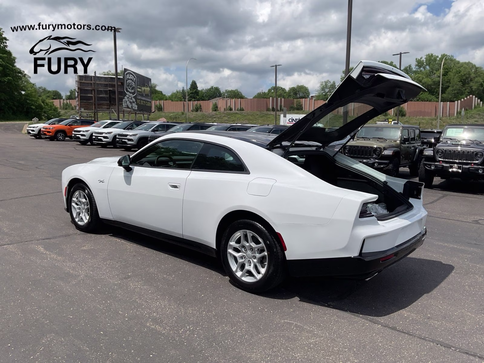 2026 Bright White Clearcoat Dodge Charger R/T AWD Coupe