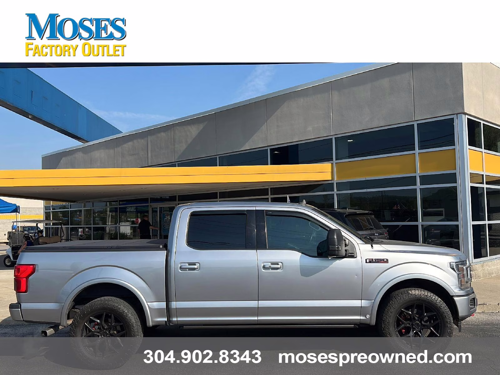 2020 Iconic Silver Ford F-150 LARIAT 4X4 Truck