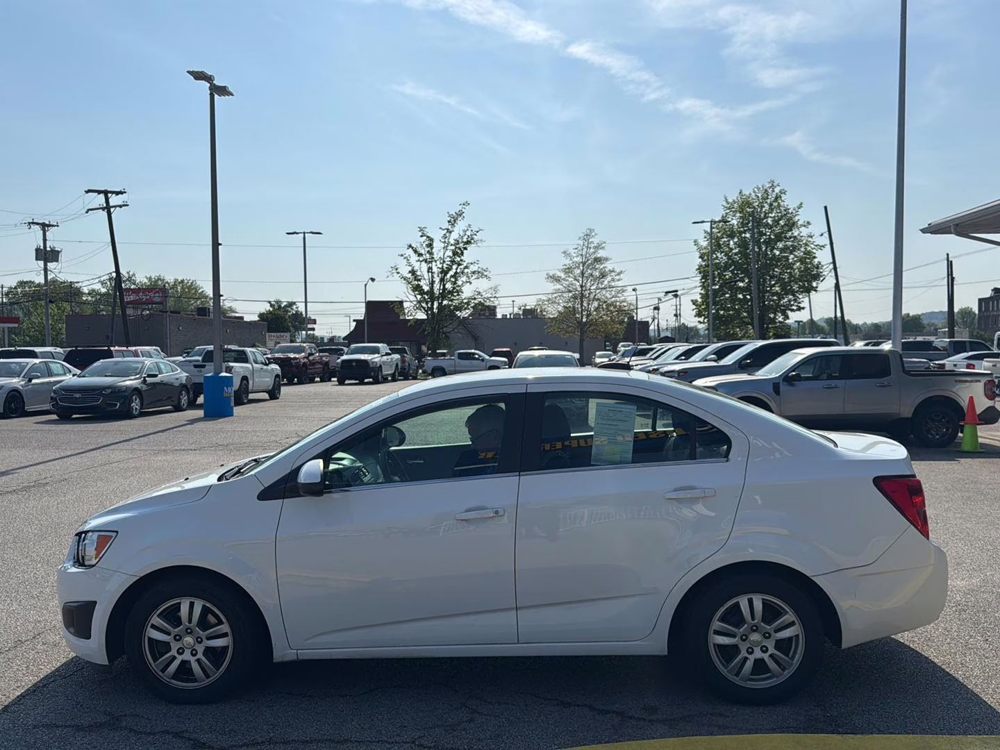 2015 Summit White Chevrolet Sonic LT FWD Sedan