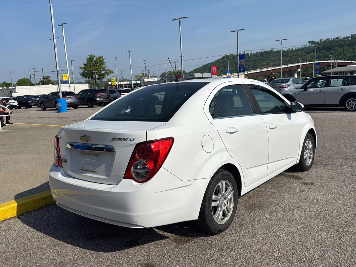 2015 Summit White Chevrolet Sonic LT FWD Sedan