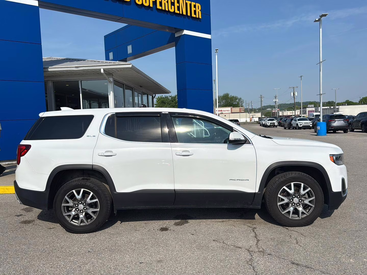 2020 Summit White GMC Acadia SLE AWD 4 Door