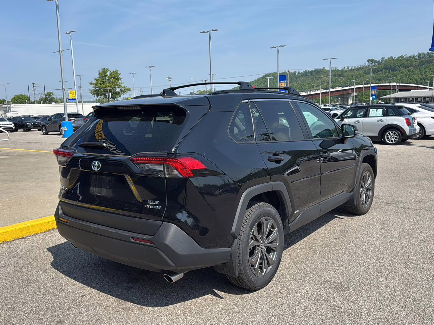 2024 Midnight Black Metallic Toyota RAV4 Hybrid XLE Premium AWD SUV