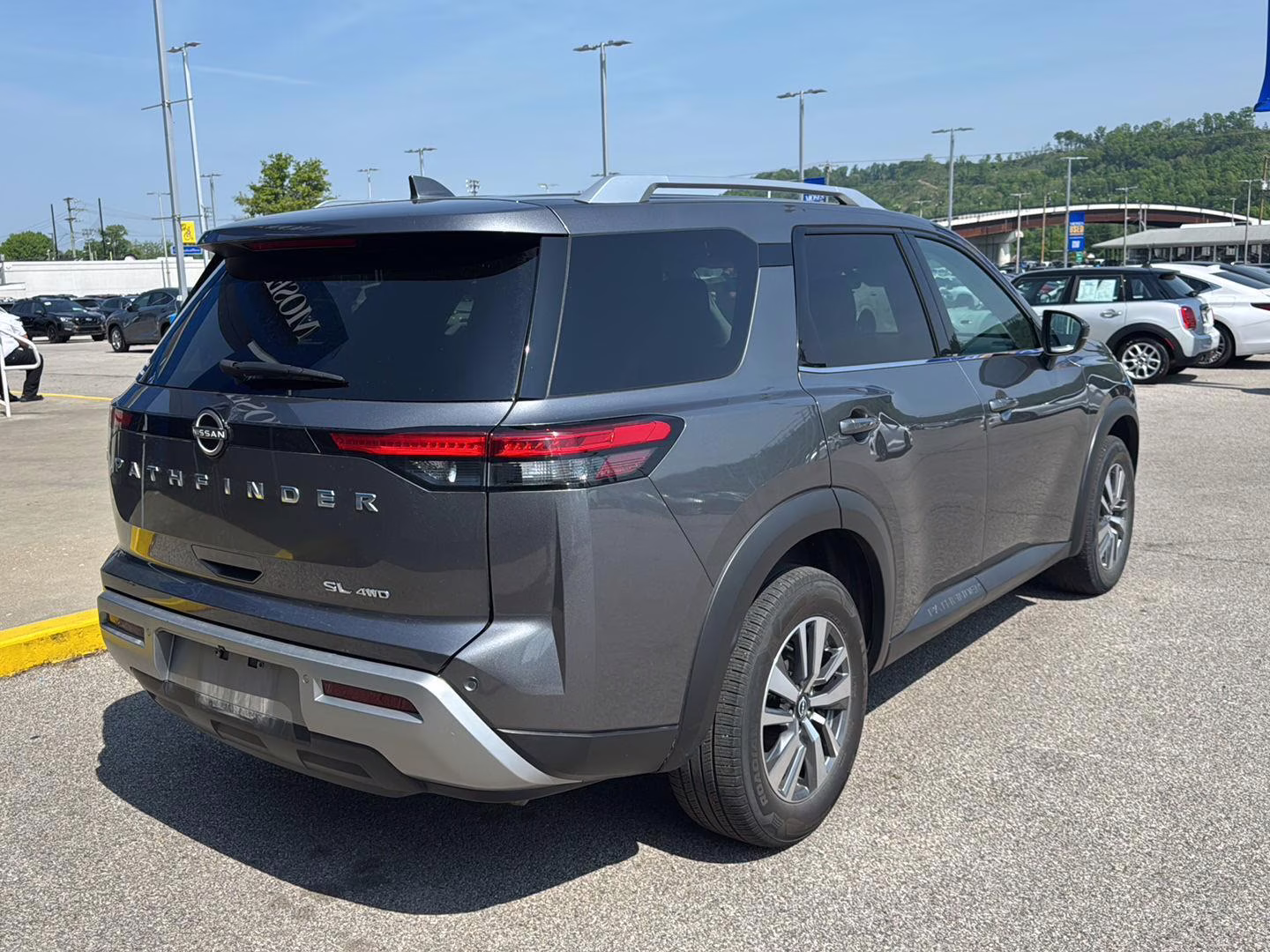 2023 Solid Gray/Super Black Nissan Pathfinder SL 4X4 SUV