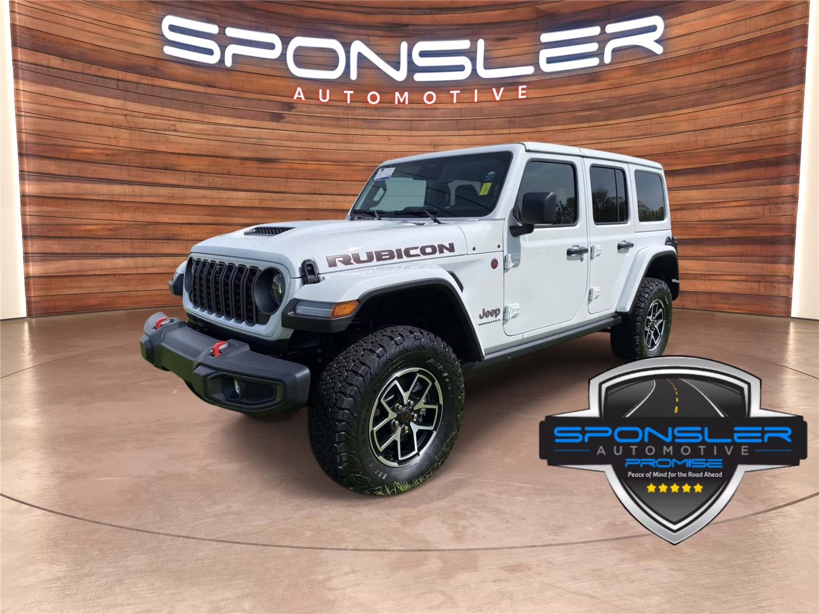 2026 Bright White Clearcoat Jeep Wrangler Rubicon 4X4 4-door