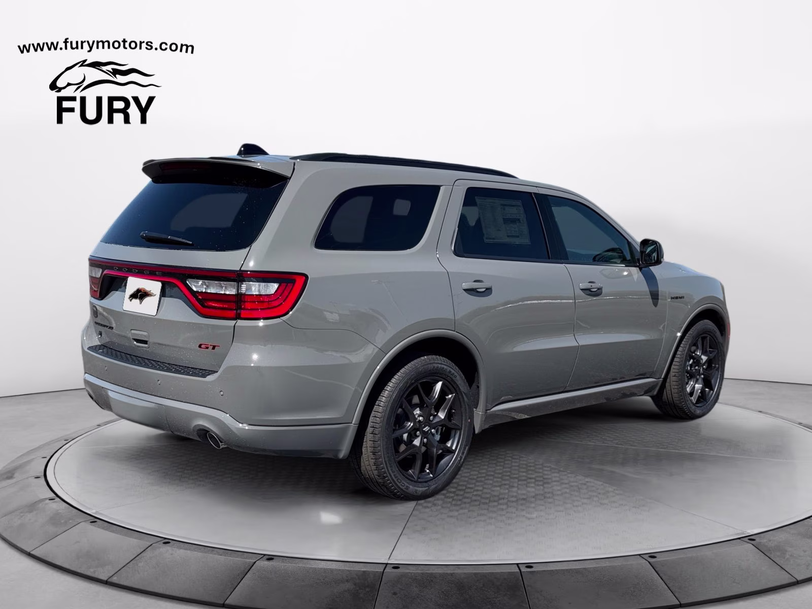 2026 Destroyer Gray Clearcoat Dodge Durango GT Plus HEMI V8 AWD SUV