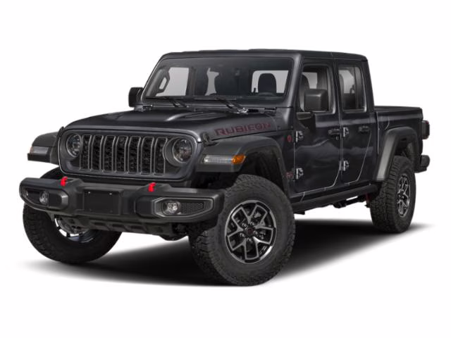 2024 Black Clearcoat Jeep Gladiator Rubicon 4X4 Truck