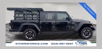 2024 Black Clearcoat Jeep Gladiator Rubicon 4X4 Truck