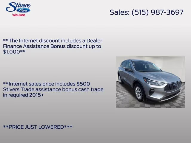 2023 Silver Metallic Ford Escape Active AWD SUV