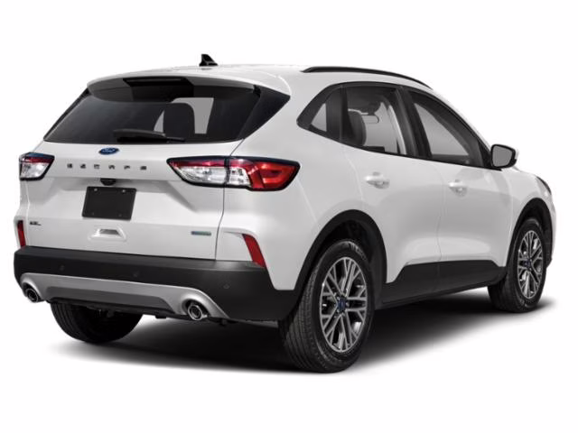 2020 White Metallic Ford Escape SEL AWD SUV