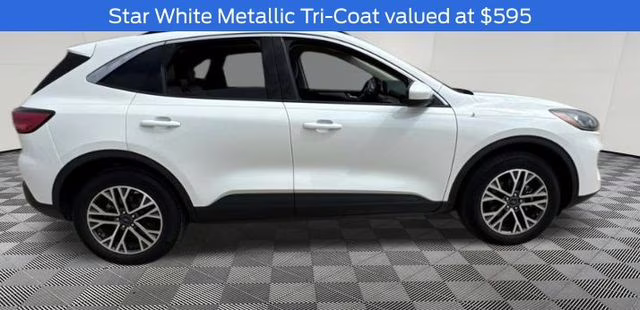 2020 White Metallic Ford Escape SEL AWD SUV