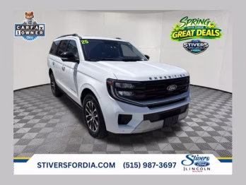 2025 Oxford White Ford Expedition Platinum 4X4 SUV