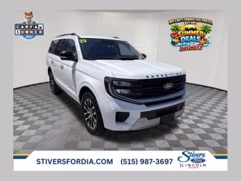 2025 Oxford White Ford Expedition Platinum 4X4 SUV